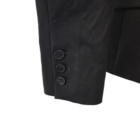 Theory Wool Blend One Button Blazer Jacket Size 6 - Picture 5 of 7